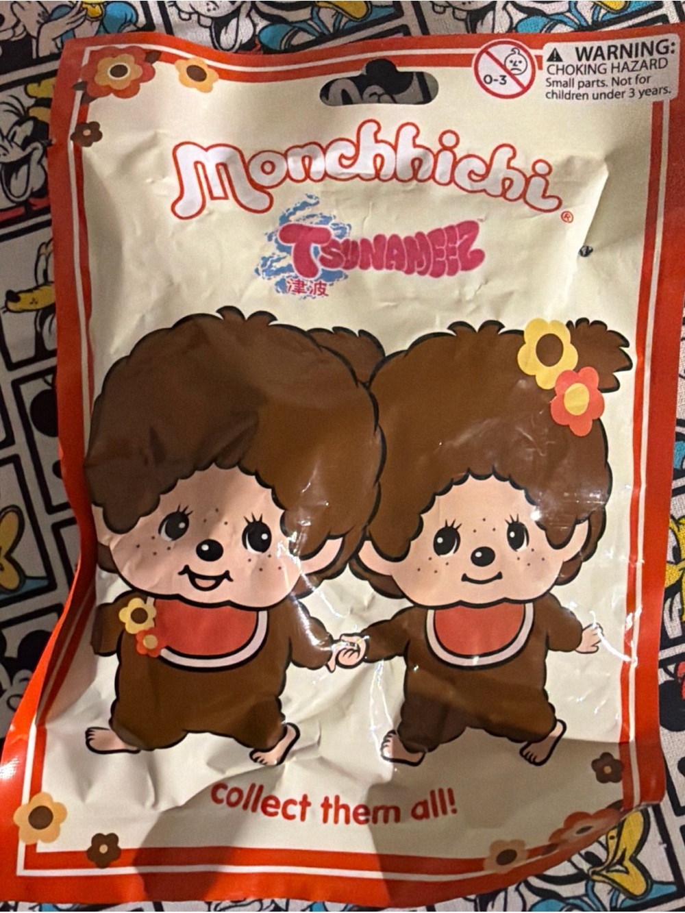 Monchhichi Heart Backpack Keychain Clip Mystery Blind Bag Collectible FigureNew